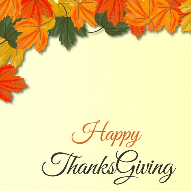 Free vector thanksgiving background design