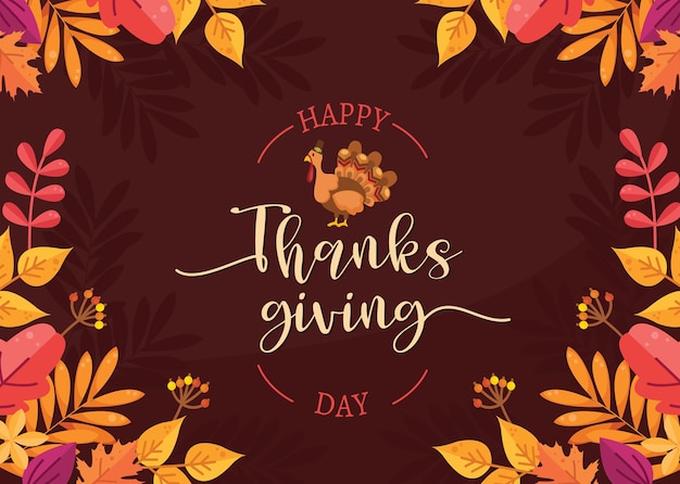 Free vector thanksgiving day.