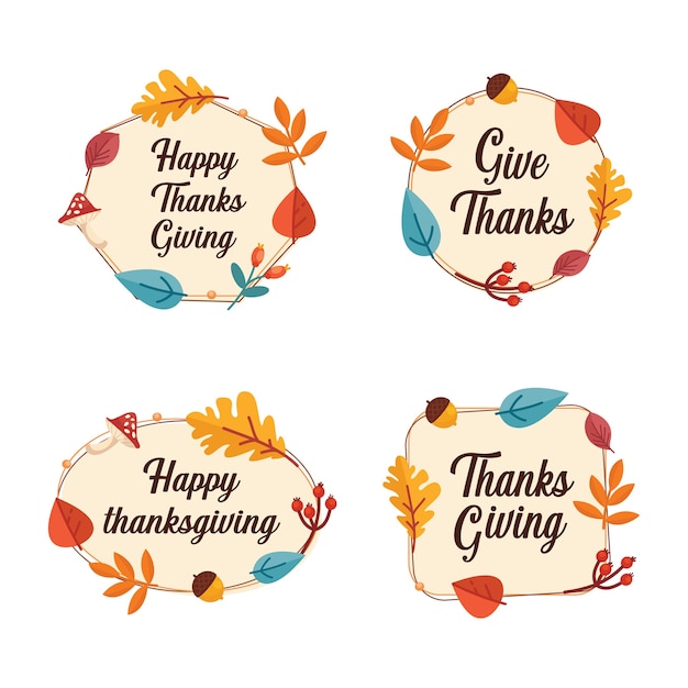 Free vector thanksgiving day.