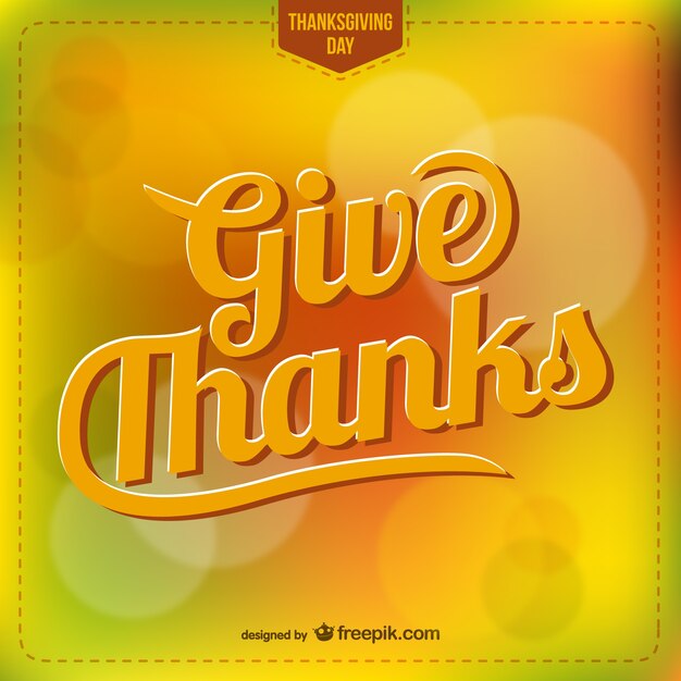Thanksgiving lettering vector