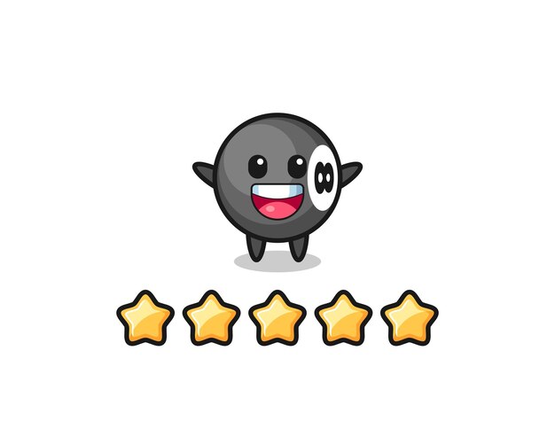 ビリヤードボールロゴ プレミアムベクター