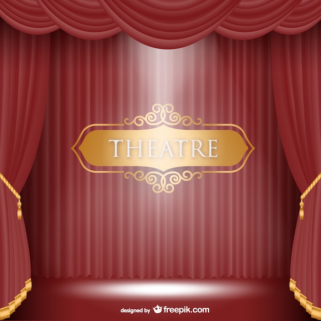 Theatre stage background 