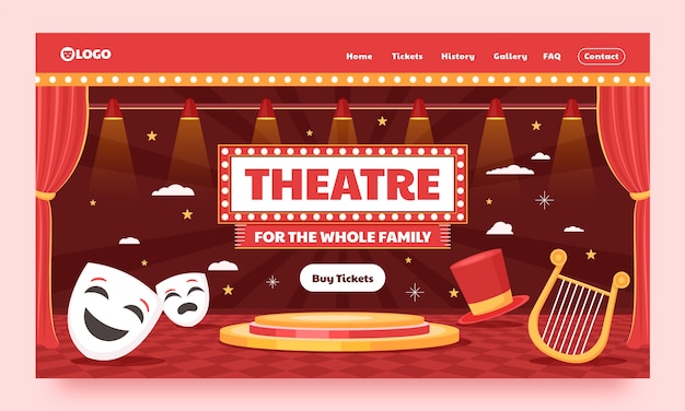 Theatre template design