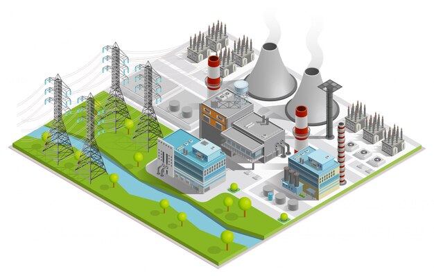 Thermal Power Station illustration