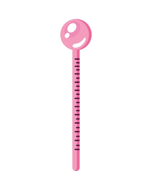 Free vector thermometer medical equipment