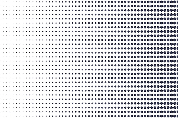 Free vector thick to thin dots background