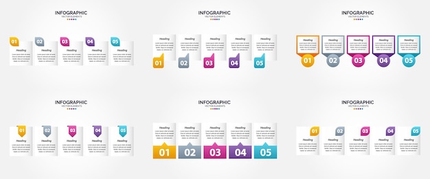 This vector infographics set is perfect for advertising in a brochure flyer or magazine