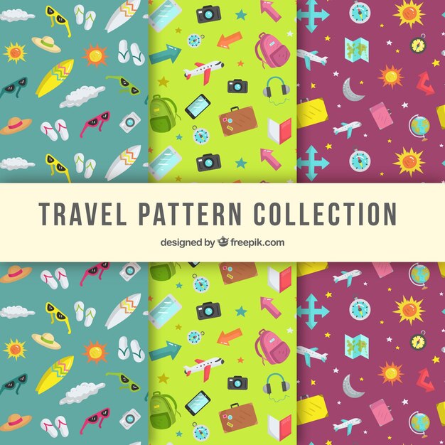 Three travel patterns