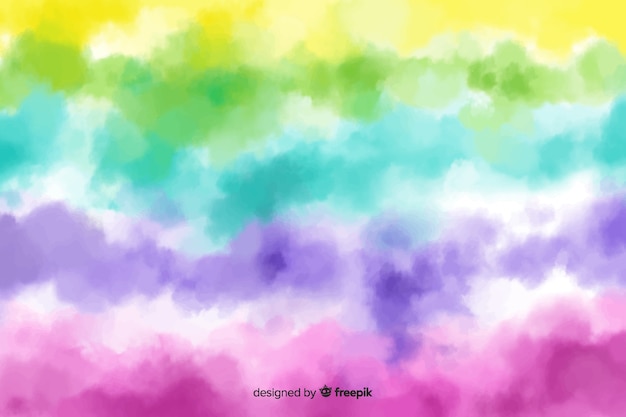 Tie-dye style rainbow background