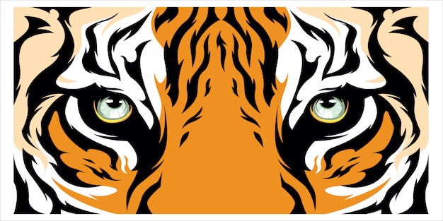 Тигровый глаз баннер фон
