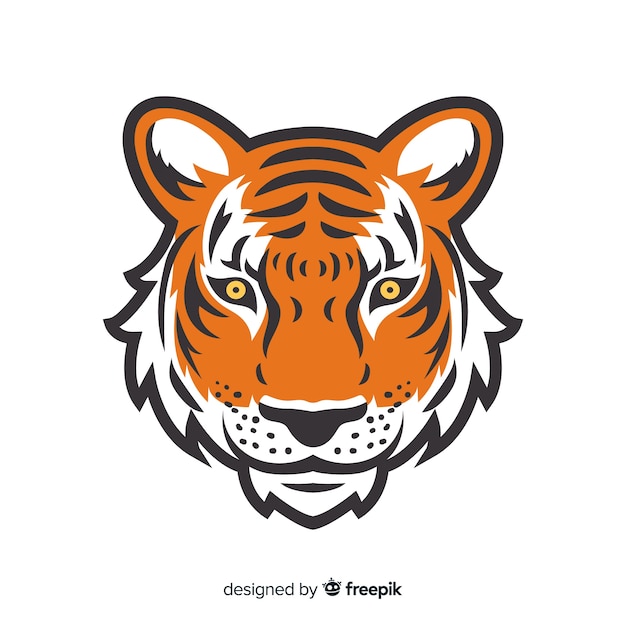 Tiger face background