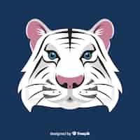 Free vector tiger face background