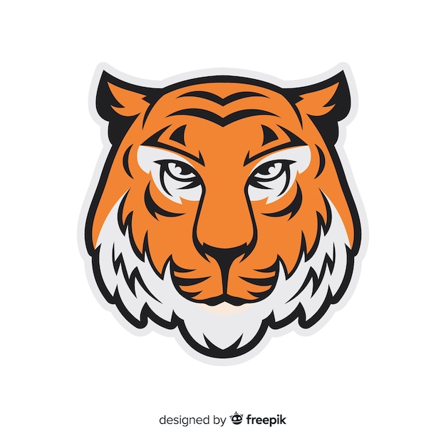 Free vector tiger face