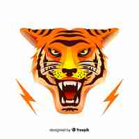 Free vector tiger head