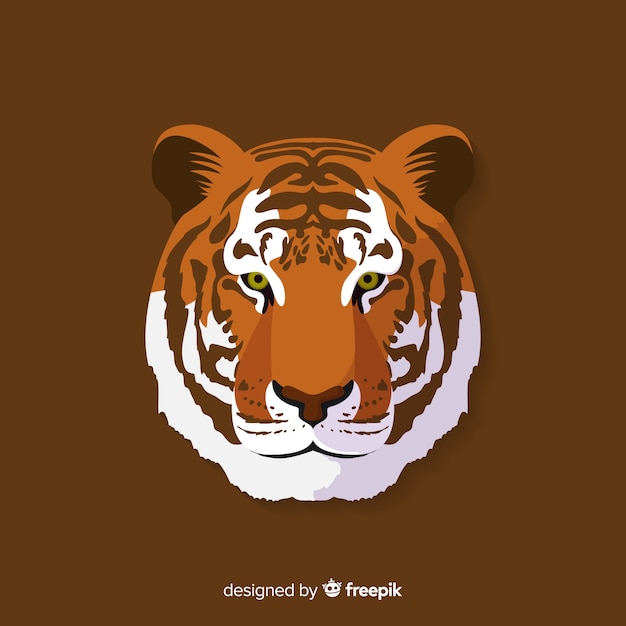 Free vector tiger head