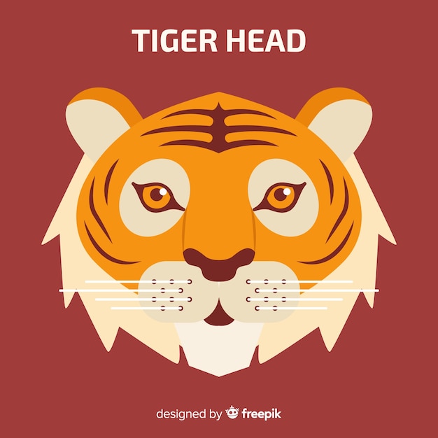 Free vector tiger head