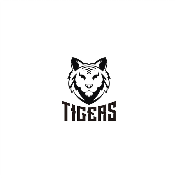 tiger logo mascot e sport illustration