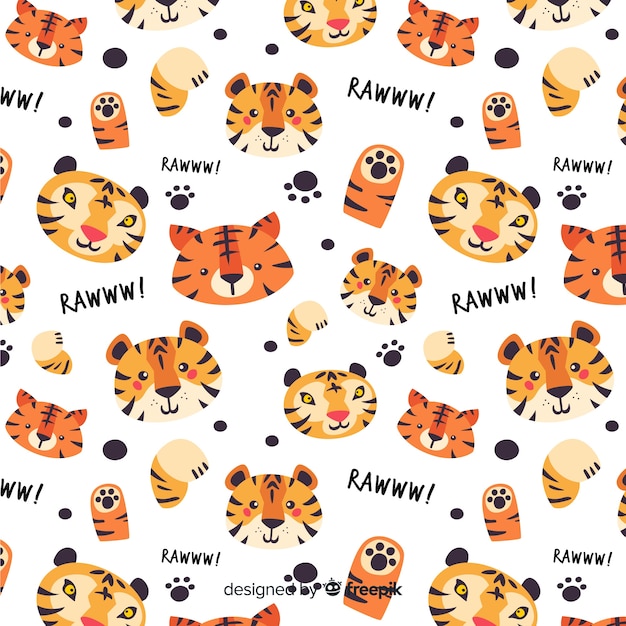 Tiger pattern background