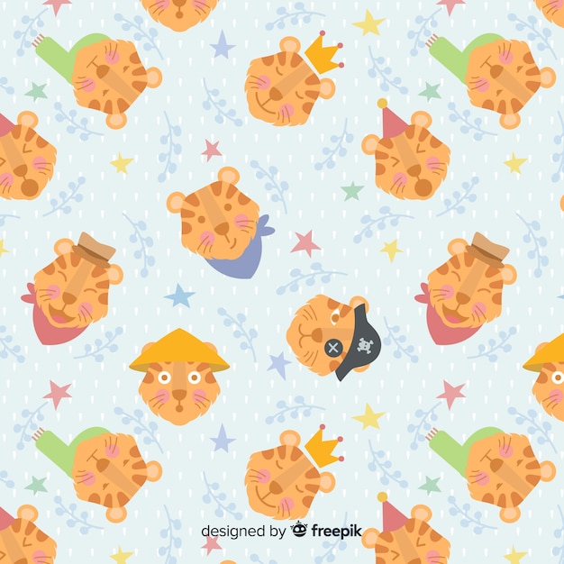 Tiger pattern background