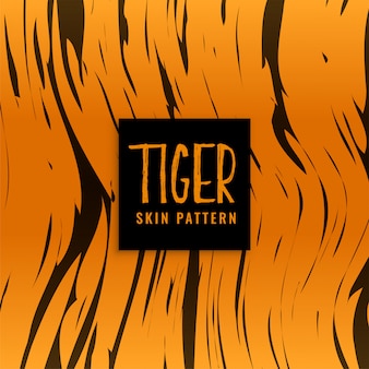 Tiger pattern skin texture design