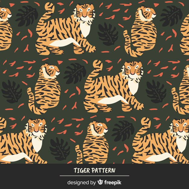 Тигровый узор