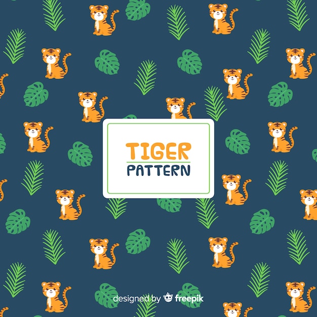 Free vector tiger pattern