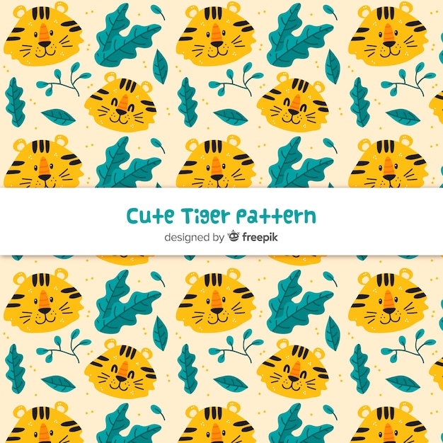 Free vector tiger pattern