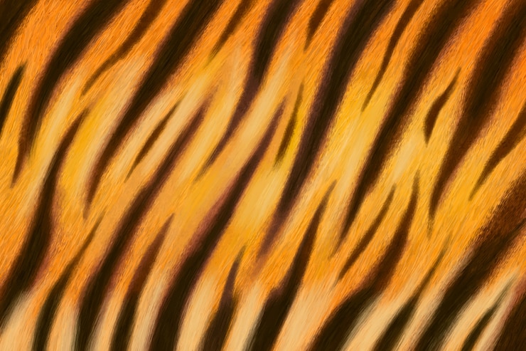 Free Vector tiger print pattern