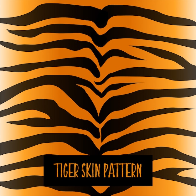 Vettore gratuito disegno di trama del modello di pelle di tigre