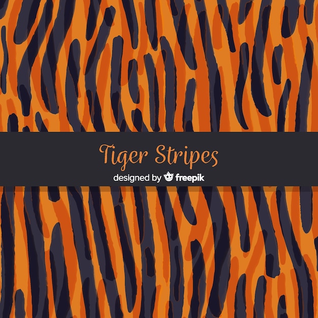 Free vector tiger stripes background