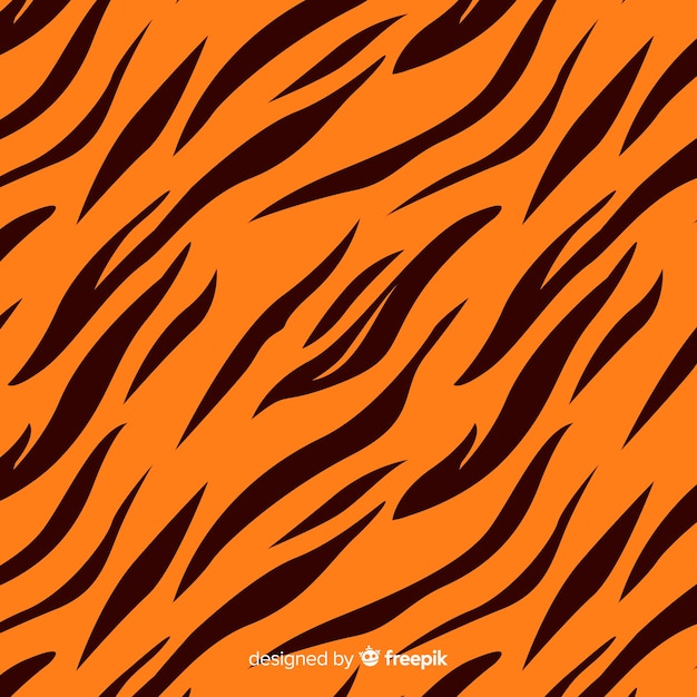 Free vector tiger stripes background