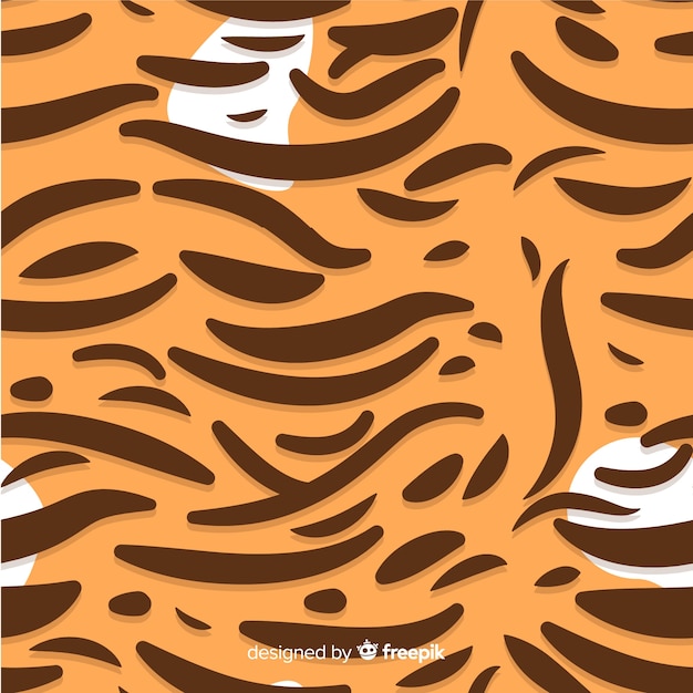 Free vector tiger stripes background