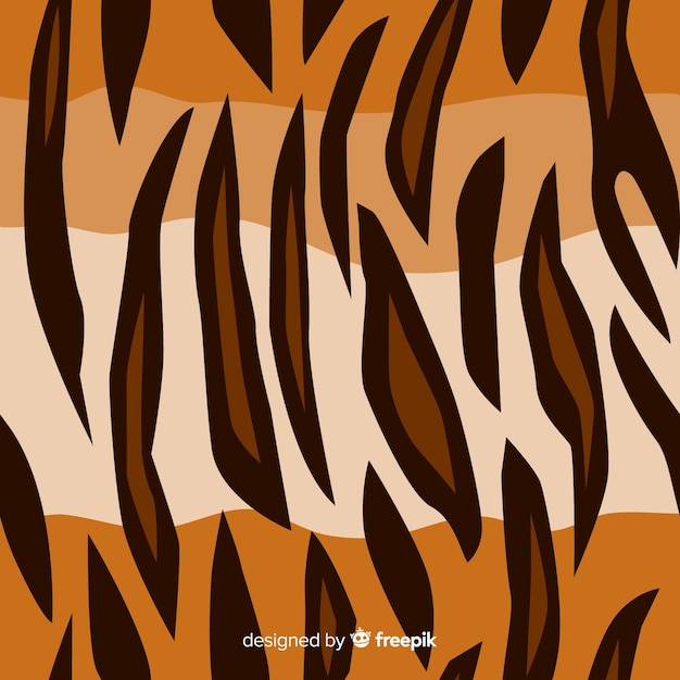 Free vector tiger stripes pattern