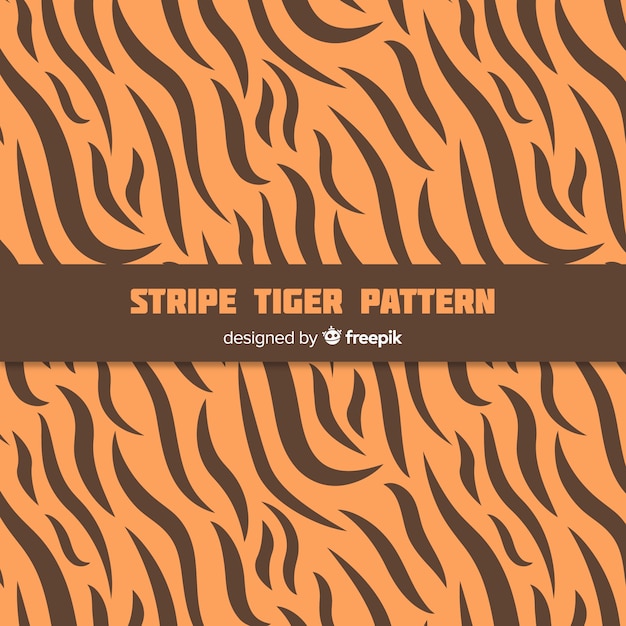 Tiger stripes pattern