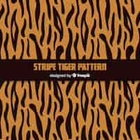 Free vector tiger stripes pattern