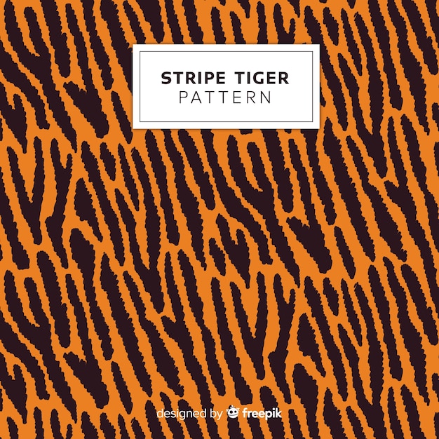 Free vector tiger stripes pattern