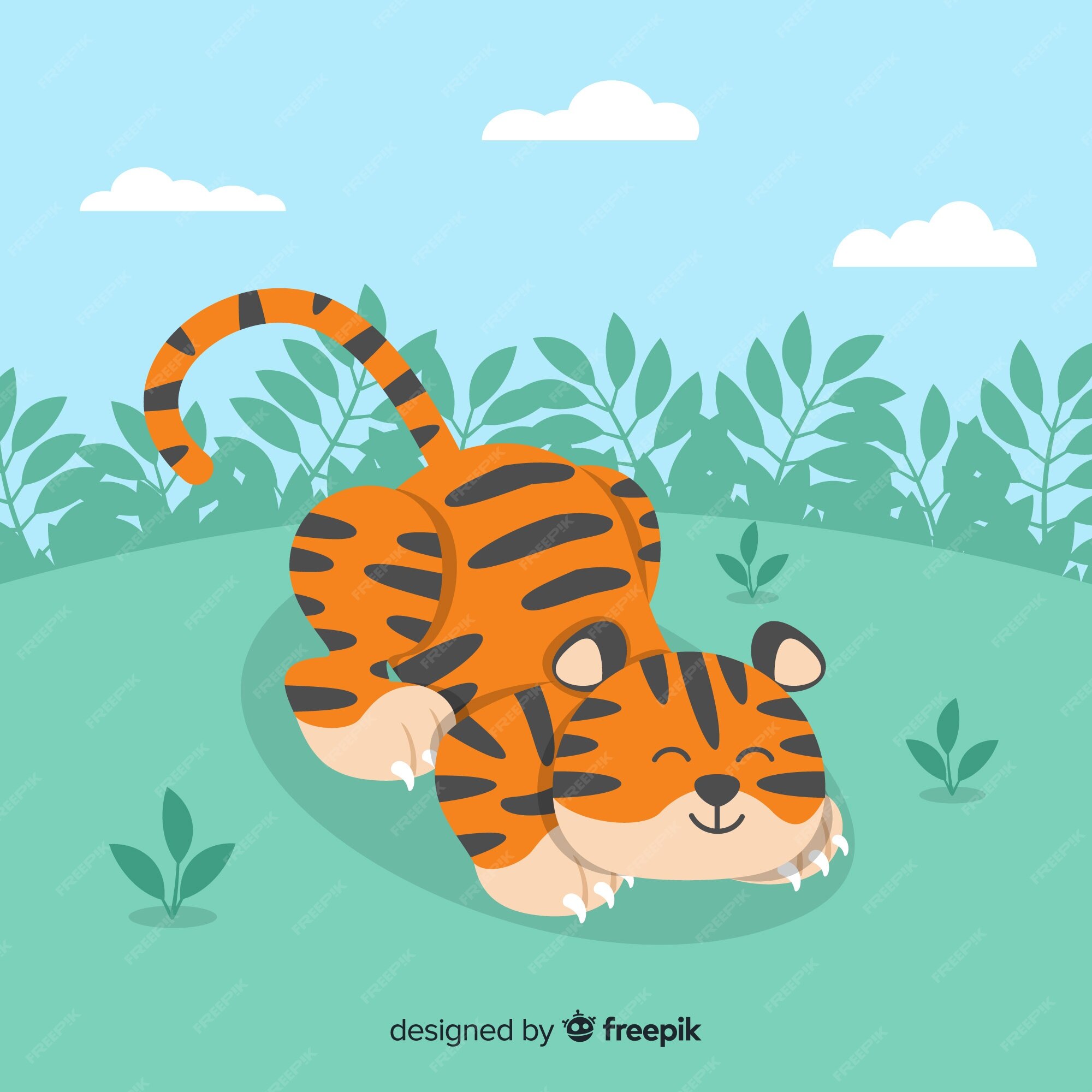 Page 2 | Amur tiger Vectors & Illustrations for Free Download | Freepik