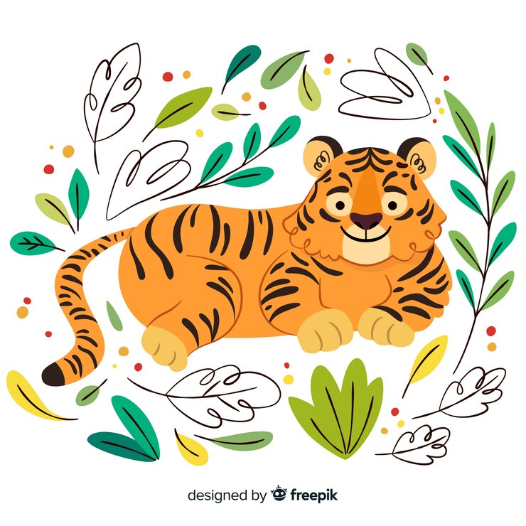 무료 Vector 호랑이