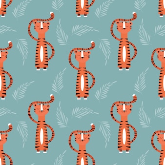 Tigers pattern design