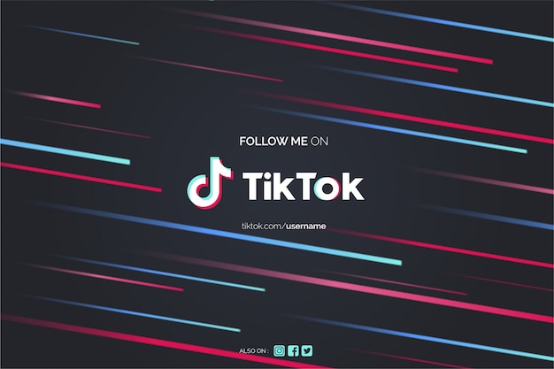 TikTok promotion Background