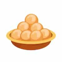 Free vector til ladoo lohri indian recipe