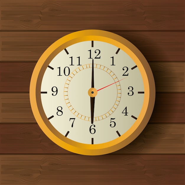 Time clock vintage design