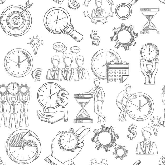 스케치 계획 전략 요소와 시간 관리 원활한 패턴