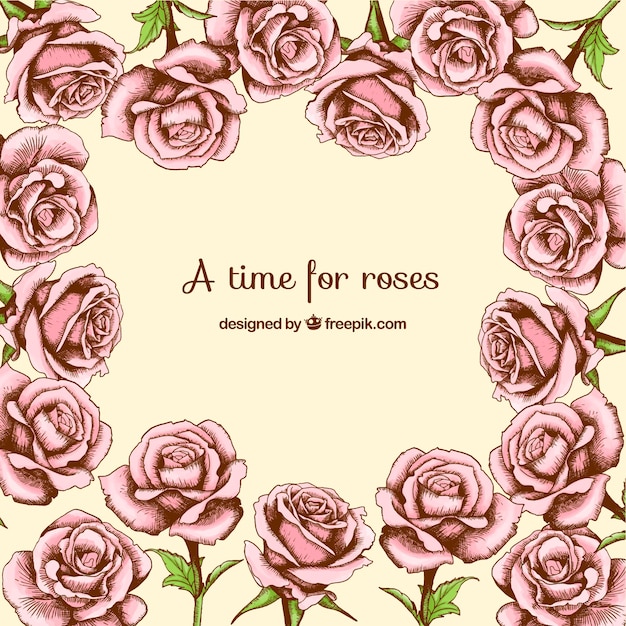 A time for roses background