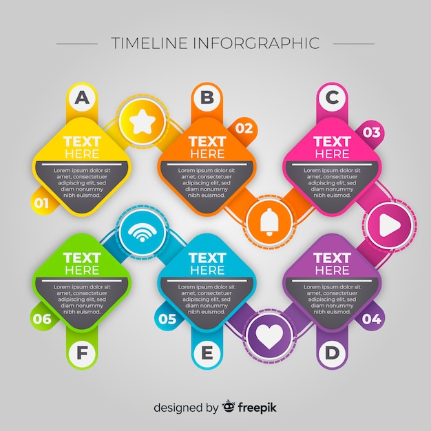 타임 라인 비즈니스 infographic