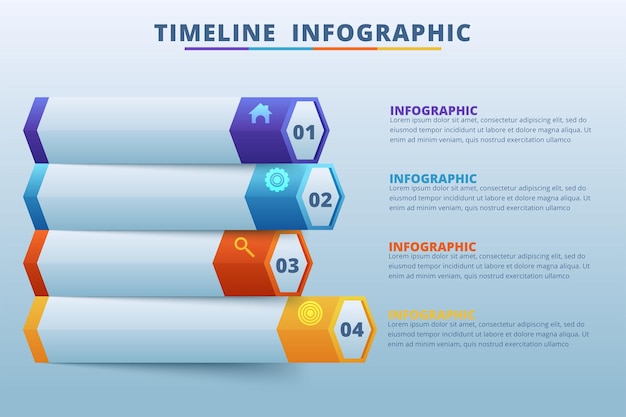 Timeline infographics design vector and marketing icons