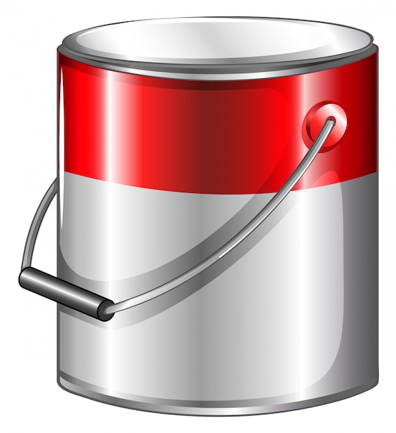 Free vector a tin of paint