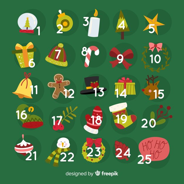 Tiny elements advent calendar