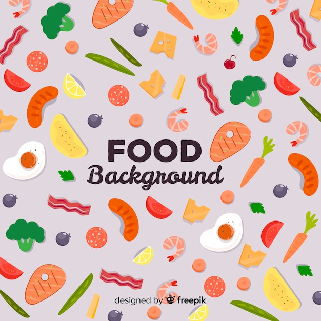 Tiny food background