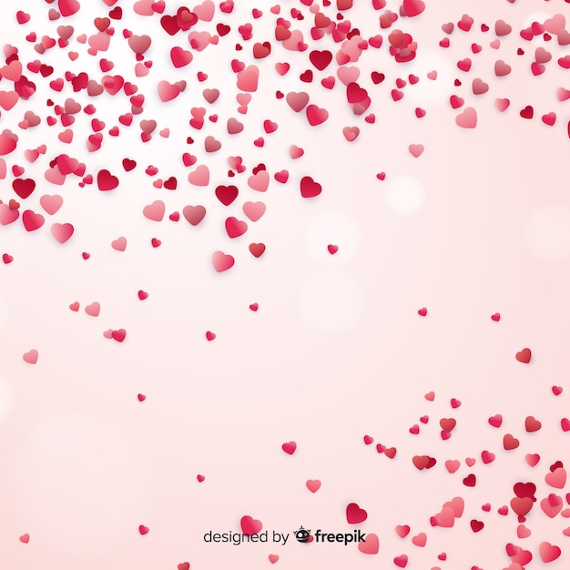 Free vector tiny hearts background